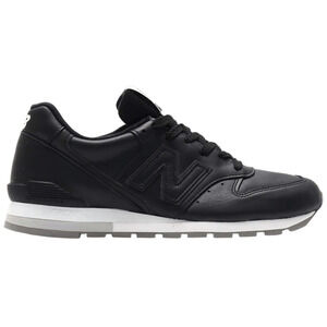 New Balance 996 M996MUA Black/White Leather Sneaker Made in USA Men Shoe SZ 4